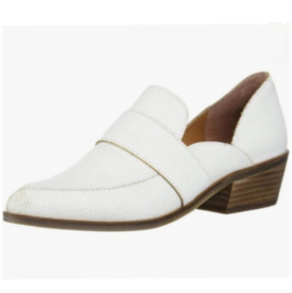 Lucky Brand "Maemia" Modern Slightly Distressed Minimalist Oxford/Loafer